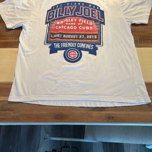 THE PIANO MAN  BILLY JOEL WRIGLEY FIELD CONCERT TSHIRT